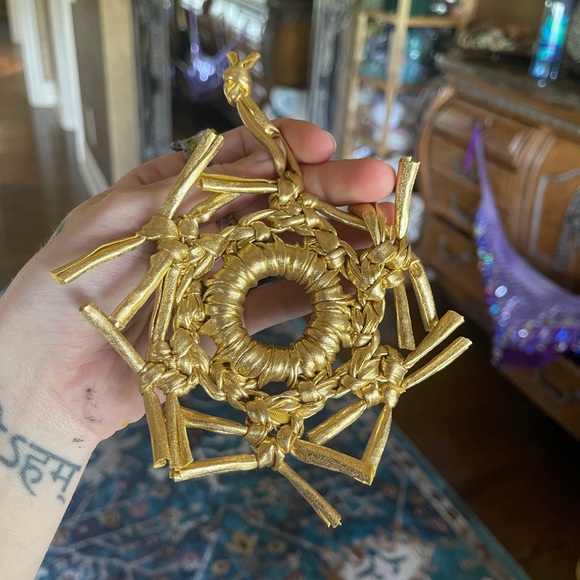 Handmade Macramé Rope Snowflake - Picture 2 of 3